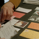 Postcards laid out on a table at The Lost Kitchen restaurant